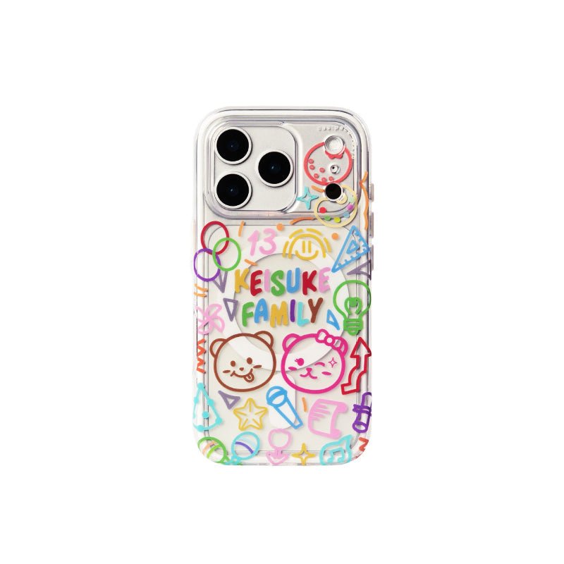 cas:pace 24S/S MagSafe対応「keisuke family」携帯ケース - colorful - cas:pace 殼空間